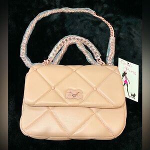 NWT Gilda Paris Quilted Small Handbag